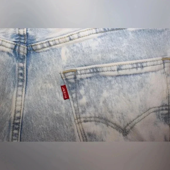 Levi’s 501 Original Fit Straight Leg Button Fly Stone Wash Denim Jeans 34x34 - Picture 12 of 16